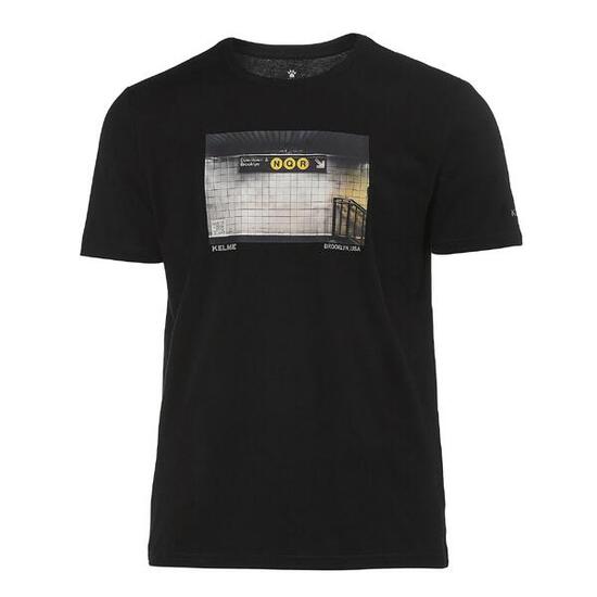 Camiseta Manga Corta Kelme Camiseta Neighbourhoods Hombre En Color Marino