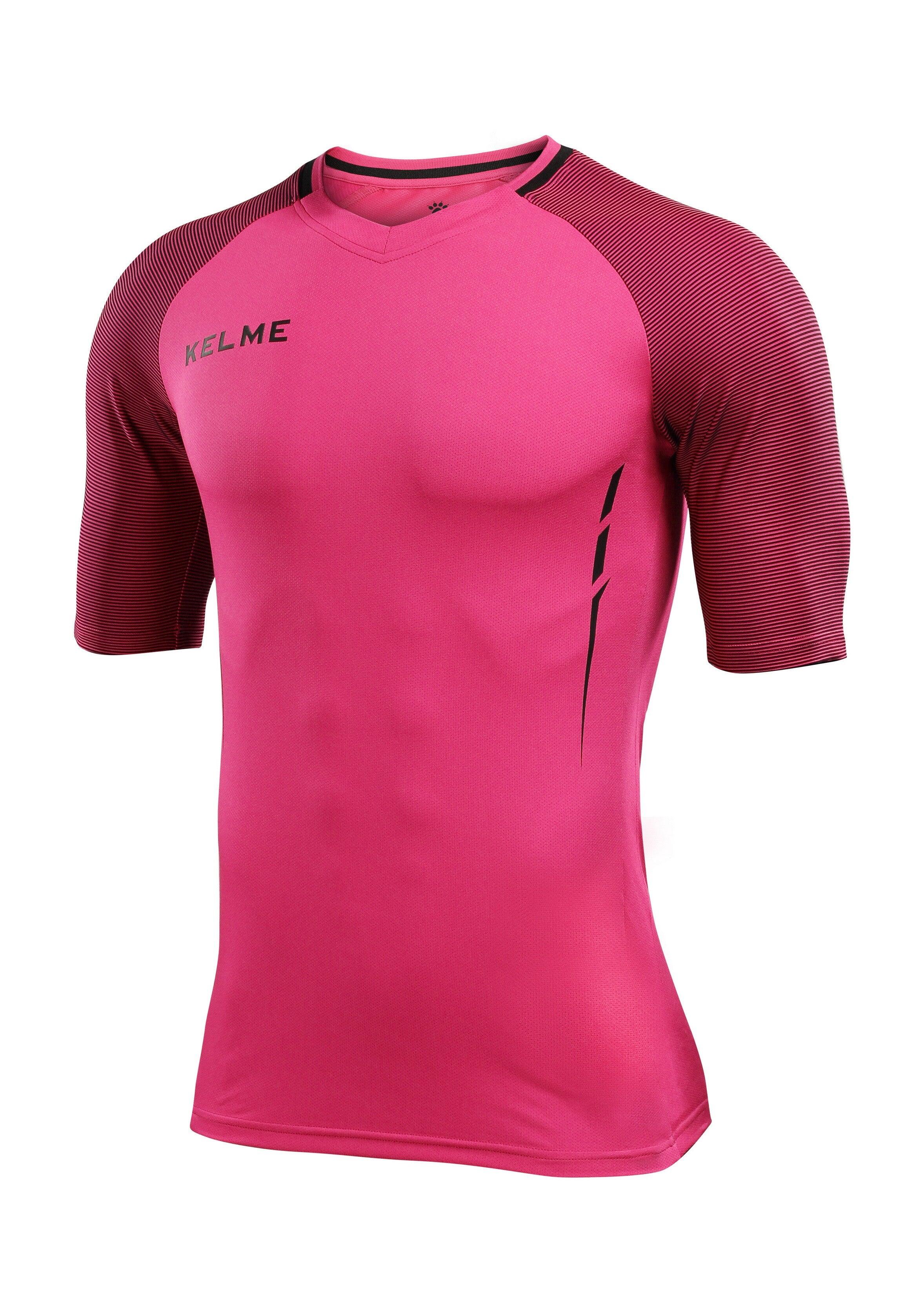 Kelme T-Shirt de manga curta M/c Montes Jr T-Shirt Unissexo Rosa e Azul 3/3