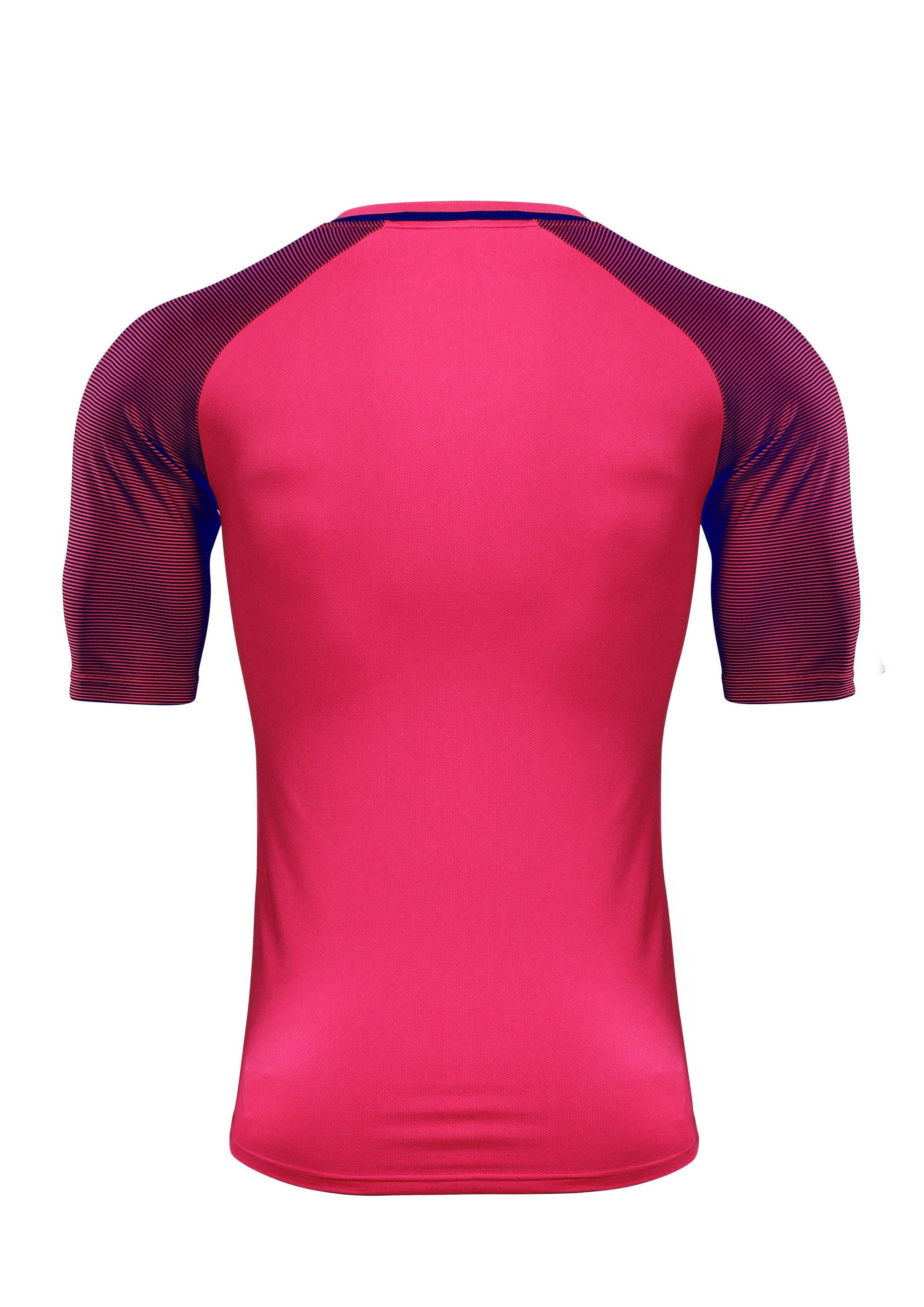 Kelme T-Shirt de manga curta M/c Montes Jr T-Shirt Unissexo Rosa e Azul 2/3