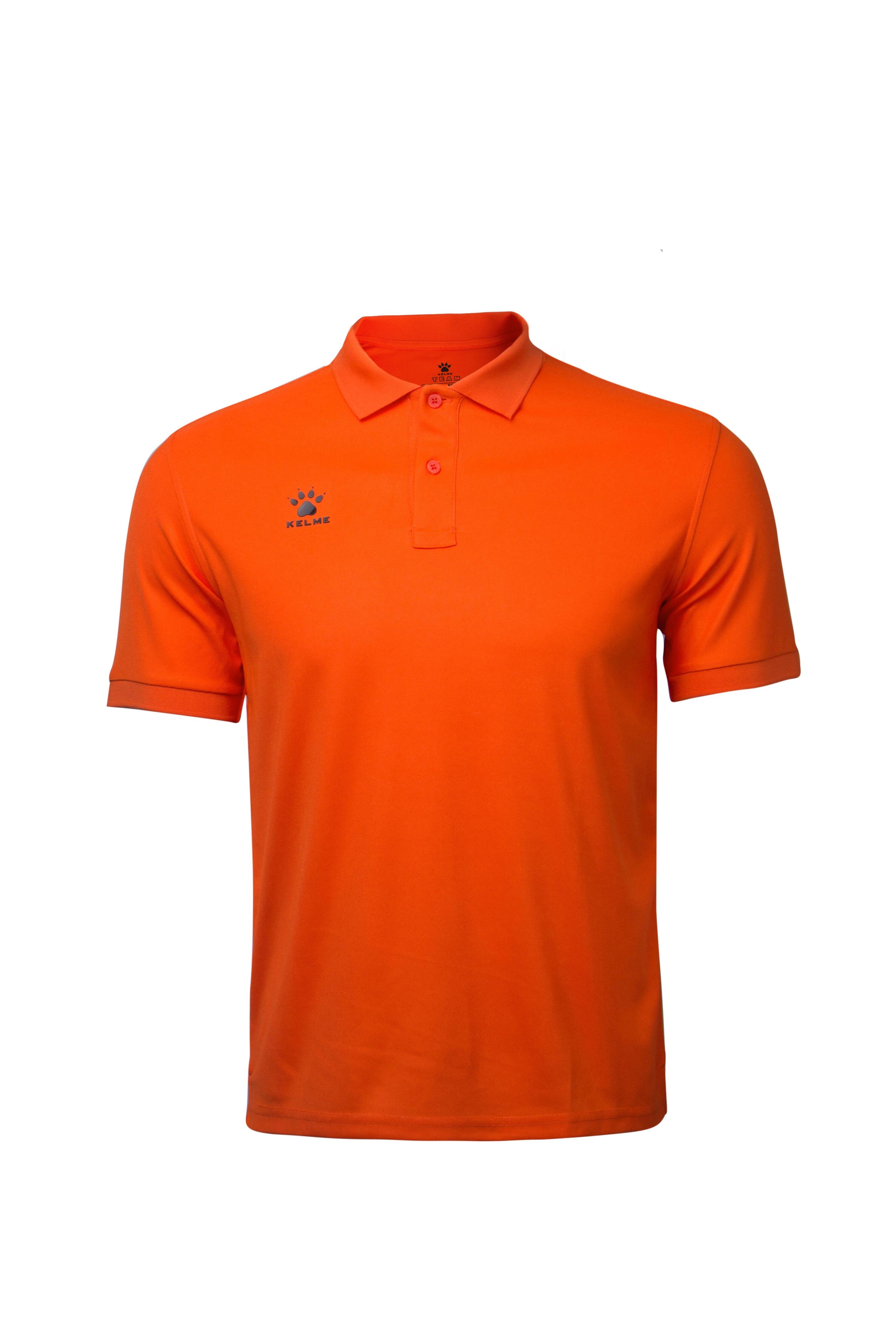 KELME Camisa pólo unissexo de manga curta Street em cor de laranja