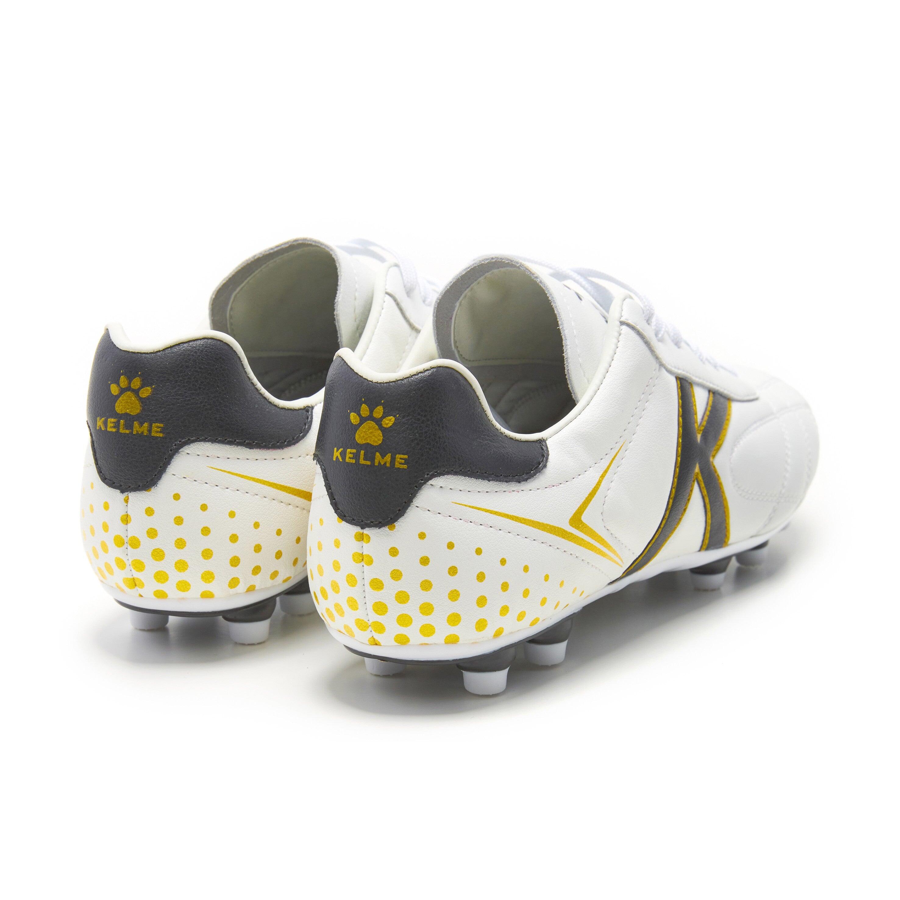 Kelme Botas De Fútbol Spear Mg Blanco Unisex 4/7