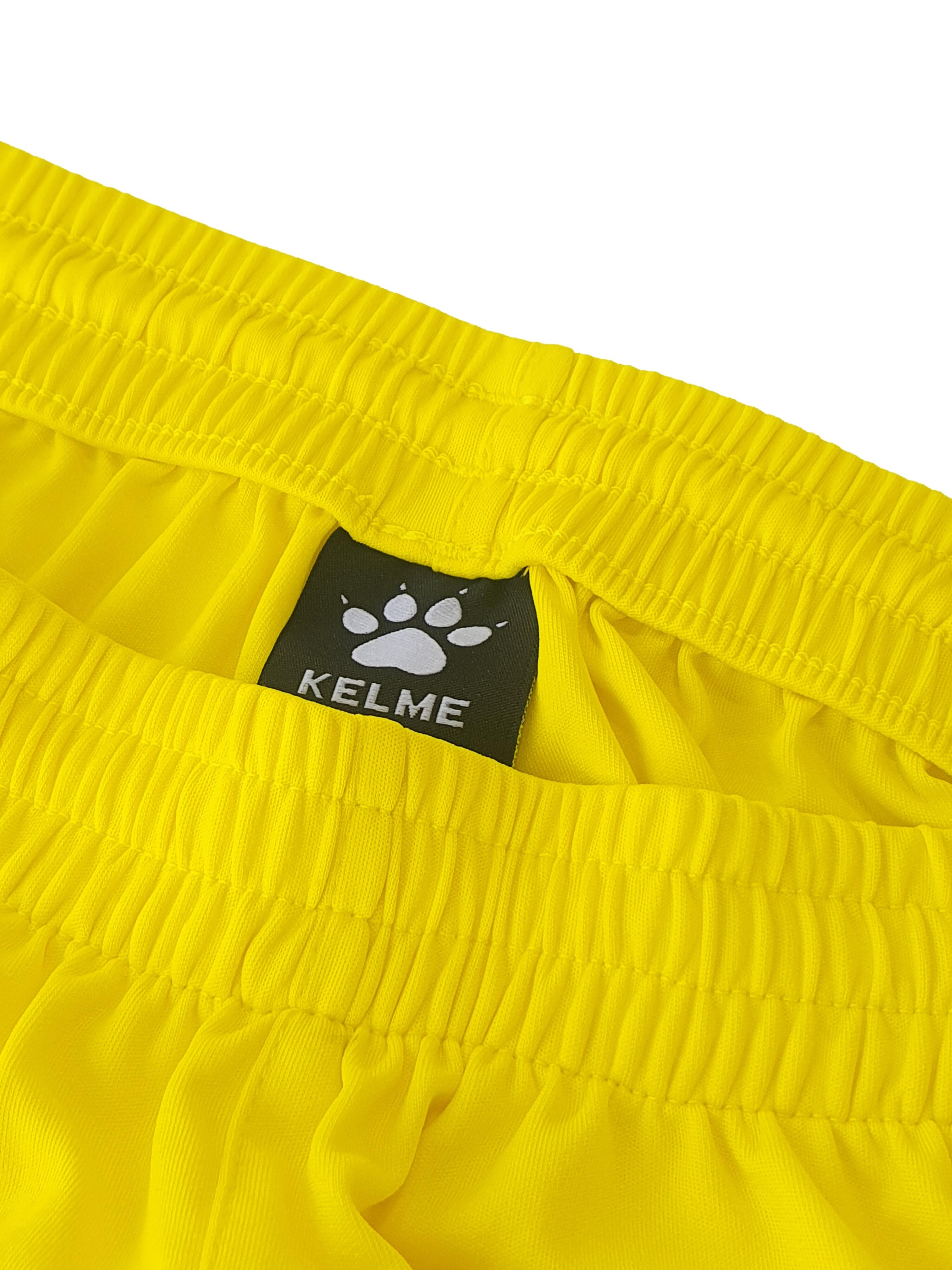 Kelme Pantalón Corto Global Amarillo Unisex 3/3