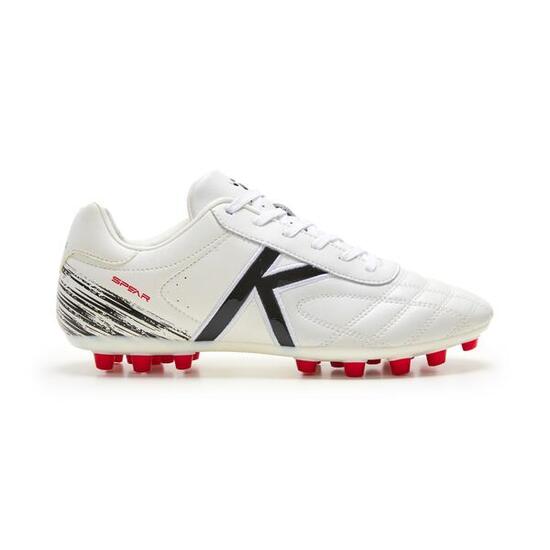 Kelme Botas De Fútbol Spear Ag Blanco Unisex