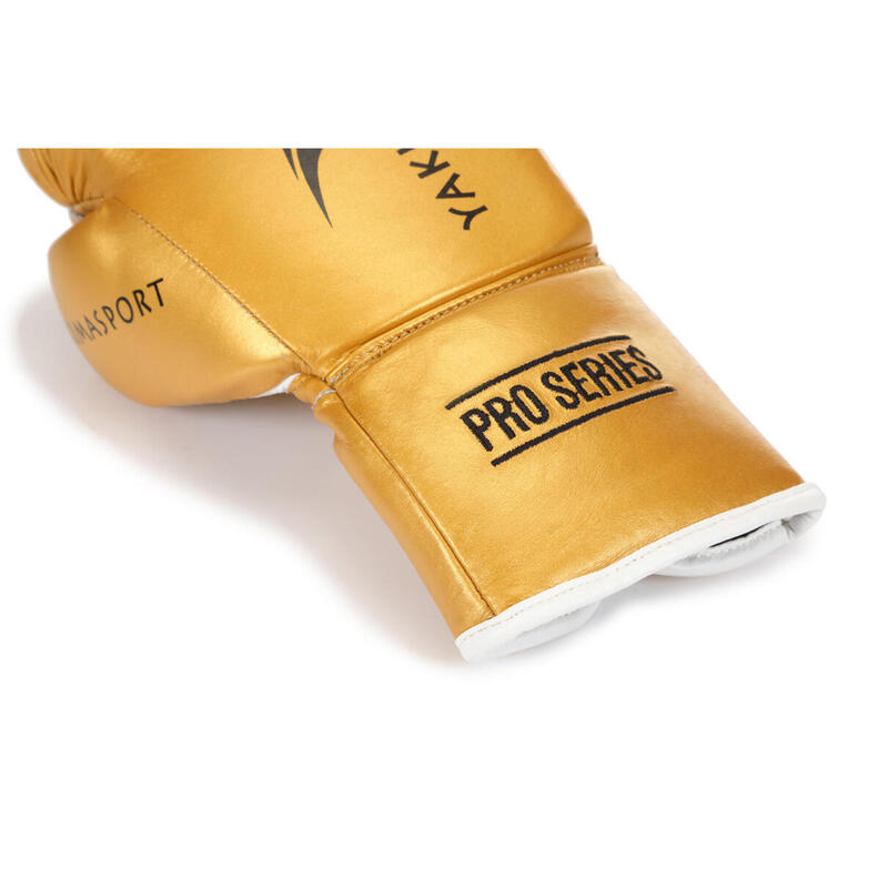 Rękawice bokserskie Yakimasport wiązane TIGER GOLD