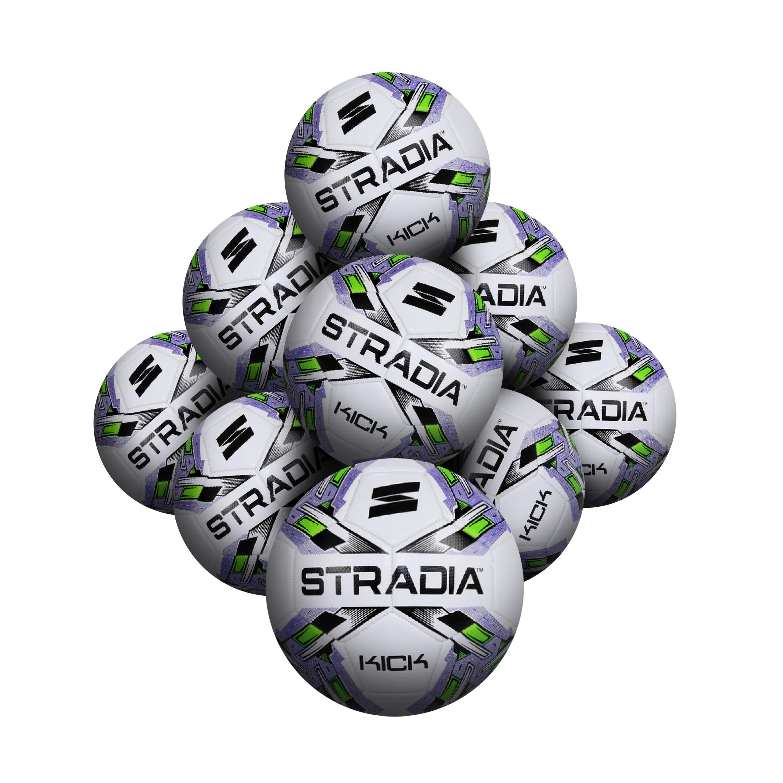 STRADIA KICK Size 3 Jr. Soccer Ball - Microfibre (Pack of 10)