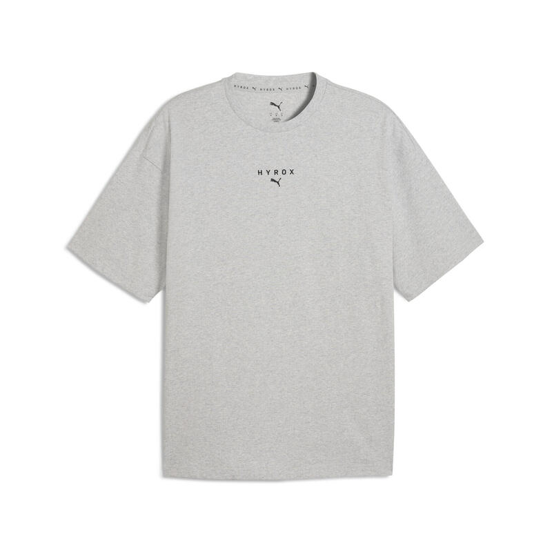 Męska koszulka PUMA x HYROX Lifestyle PUMA Light Gray Heather