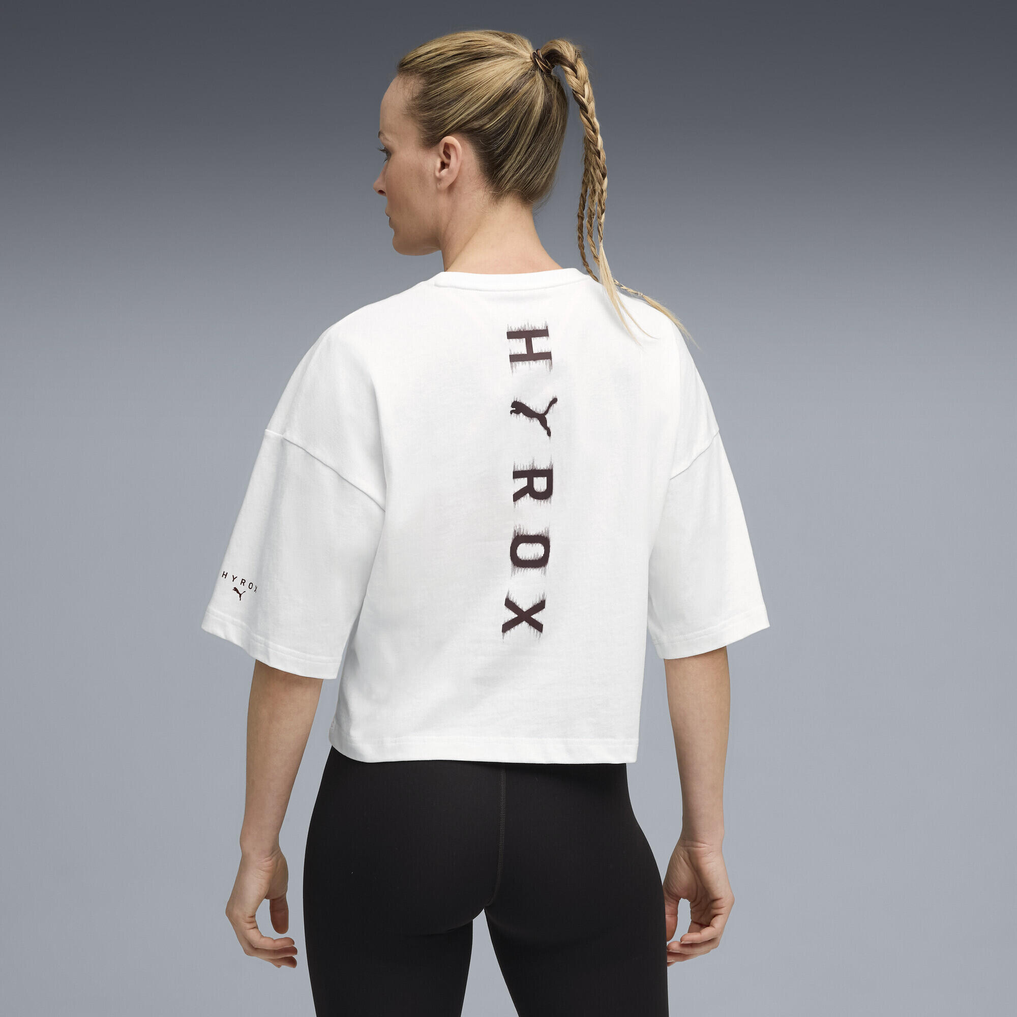 T-shirt cropped PUMA x HYROX Lifestyle da donna PUMA 3/7
