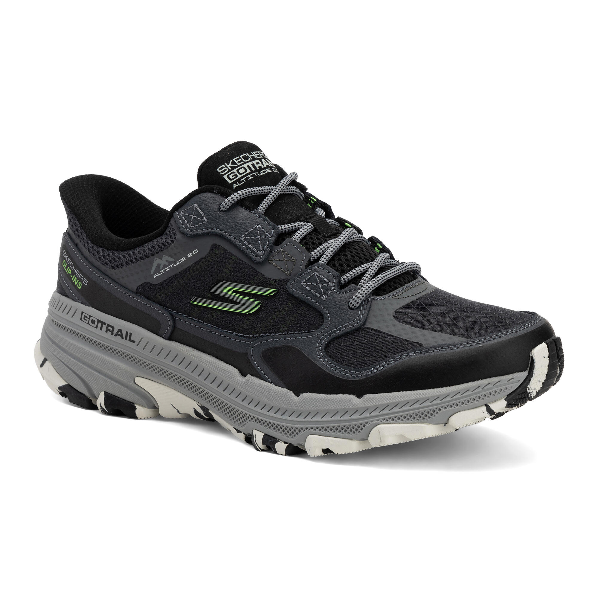 Zapatillas de senderismo Skechers Go Run Trail Altitude 2.0 Rocky Hill Negro/Gri 7/7