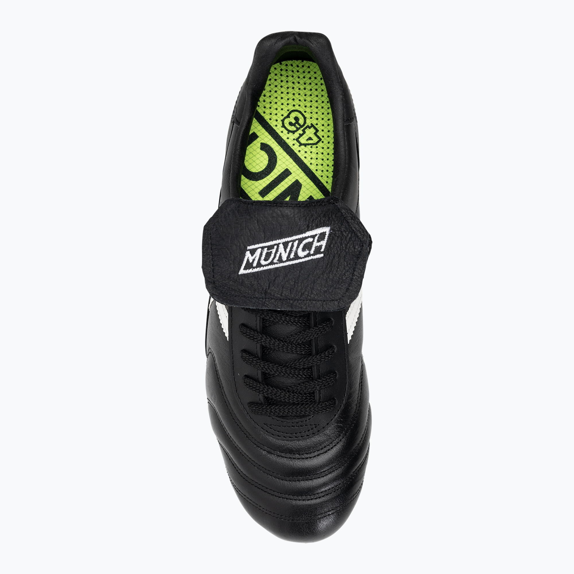 Chaussures classiques MUNICH MUNDIAL U25 en cuir de kangourou noir 6/7