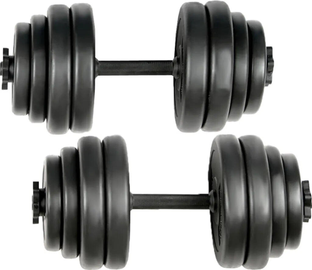 Physionics Dumbbell set 30 kg - 2 x 15 kg - Halter - Gewichten - 25 mm 3/7