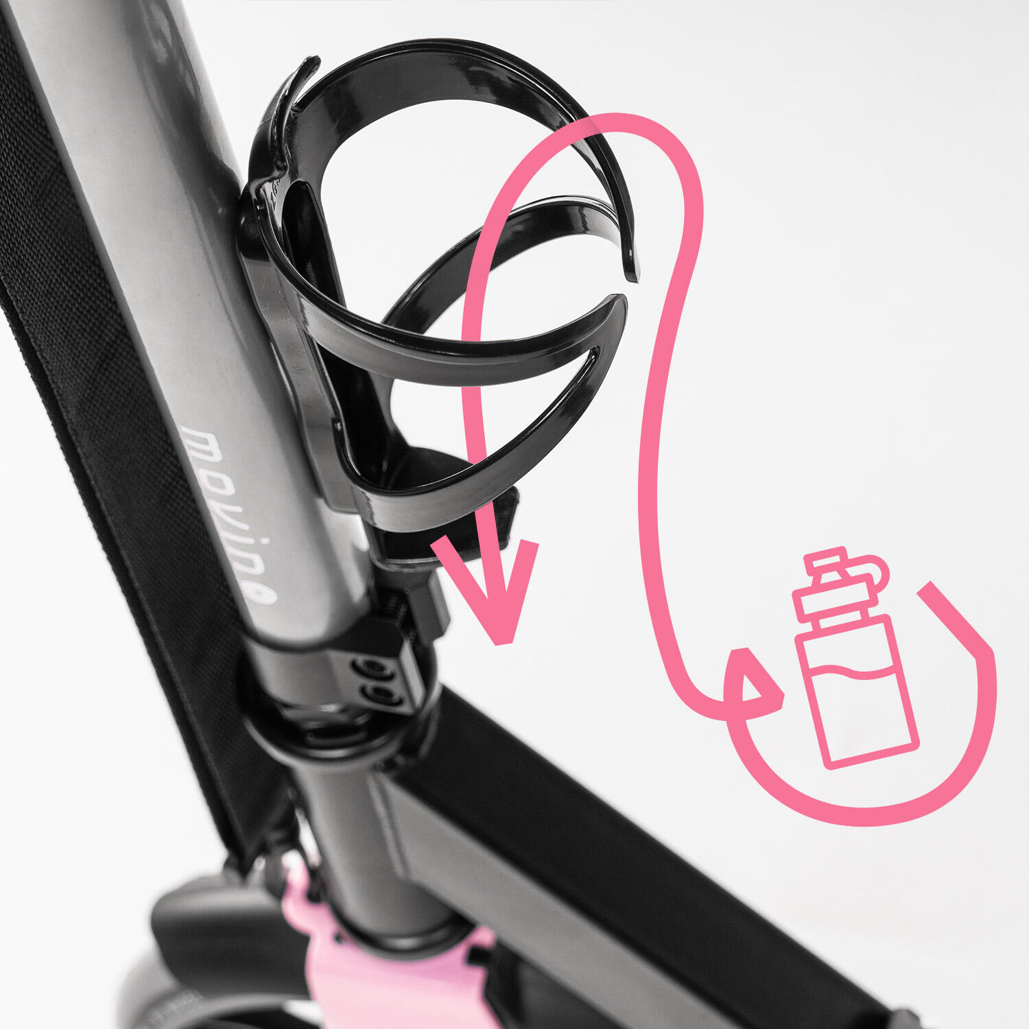 INFINITY Cityroller Scooter für Kinder und Erwachsene (Rosa) 0042 4/8