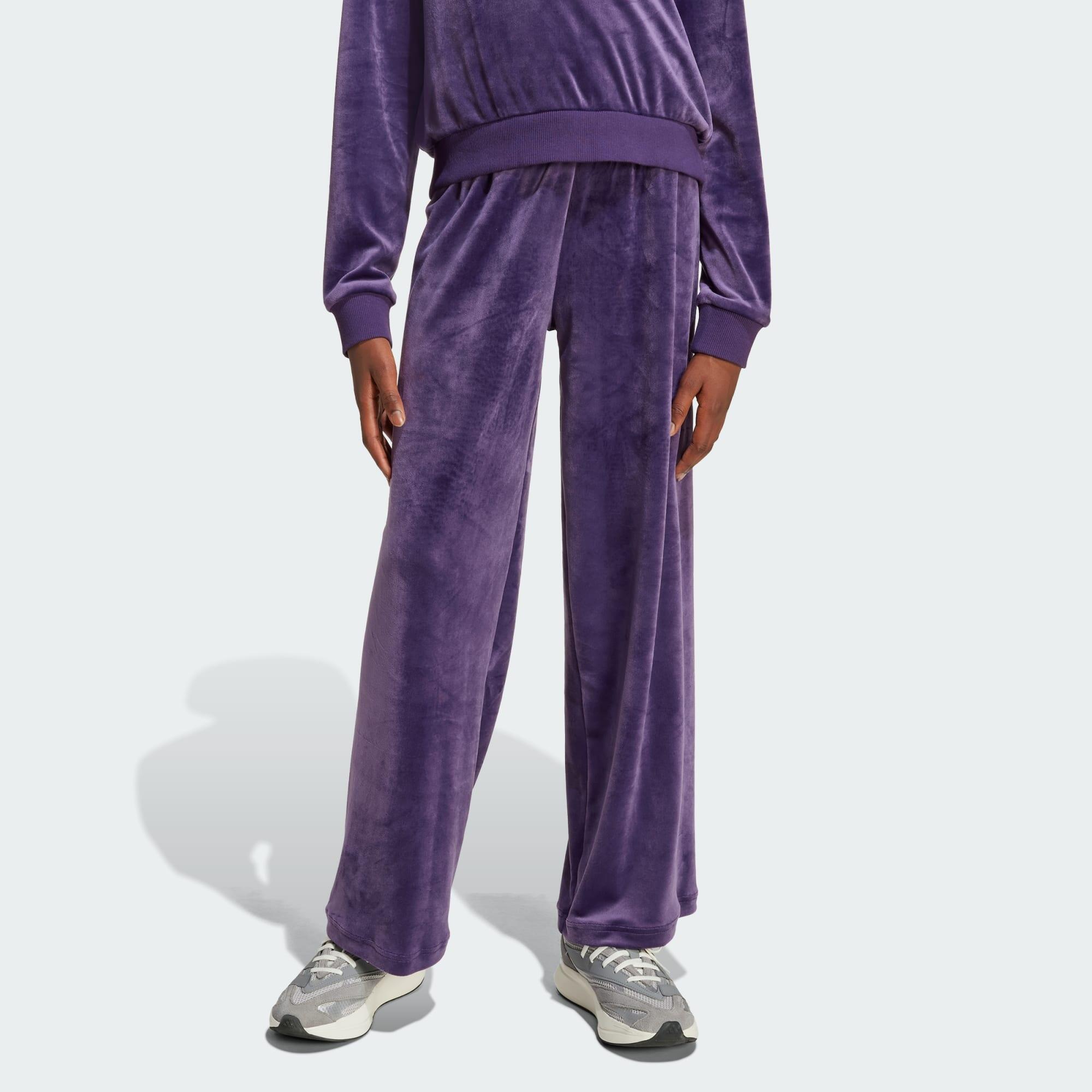 Adidas - Pantalon Jambes Larges Seasonal Essentials Holiday Pack - Pantalons - Violet - 13-14 Ans - Decathlon