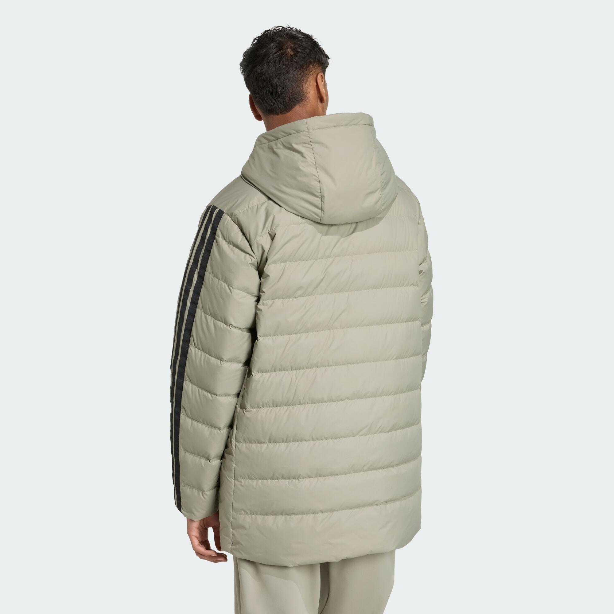 Parka de plumón ligera con capucha Essentials CLIMAWARM 3 Stripes 3/6