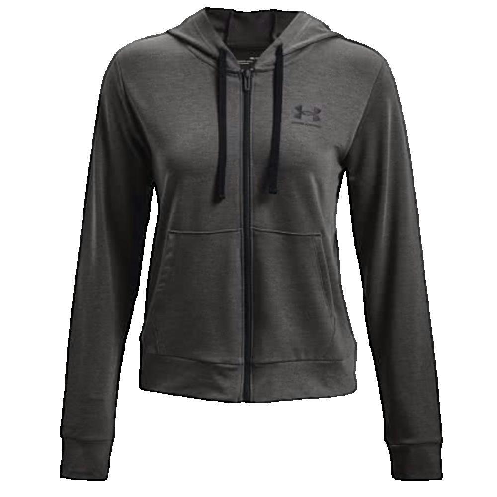 Felpa Donna Under Armour Rival Terry grigio 1/6