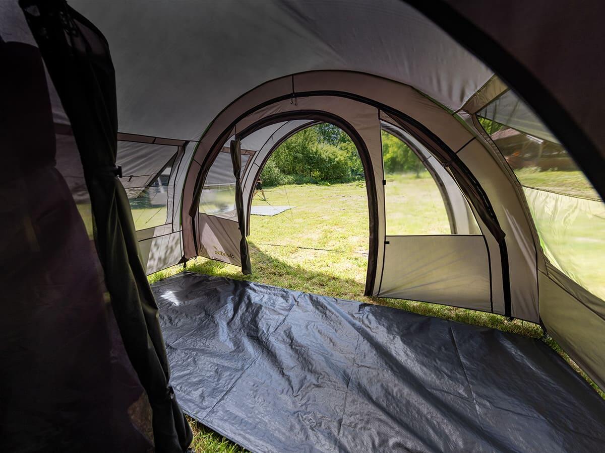 Tente tunnel familiale Kemi 4 - 4 personnes - 480x340 cm - 2 cabines 6/8