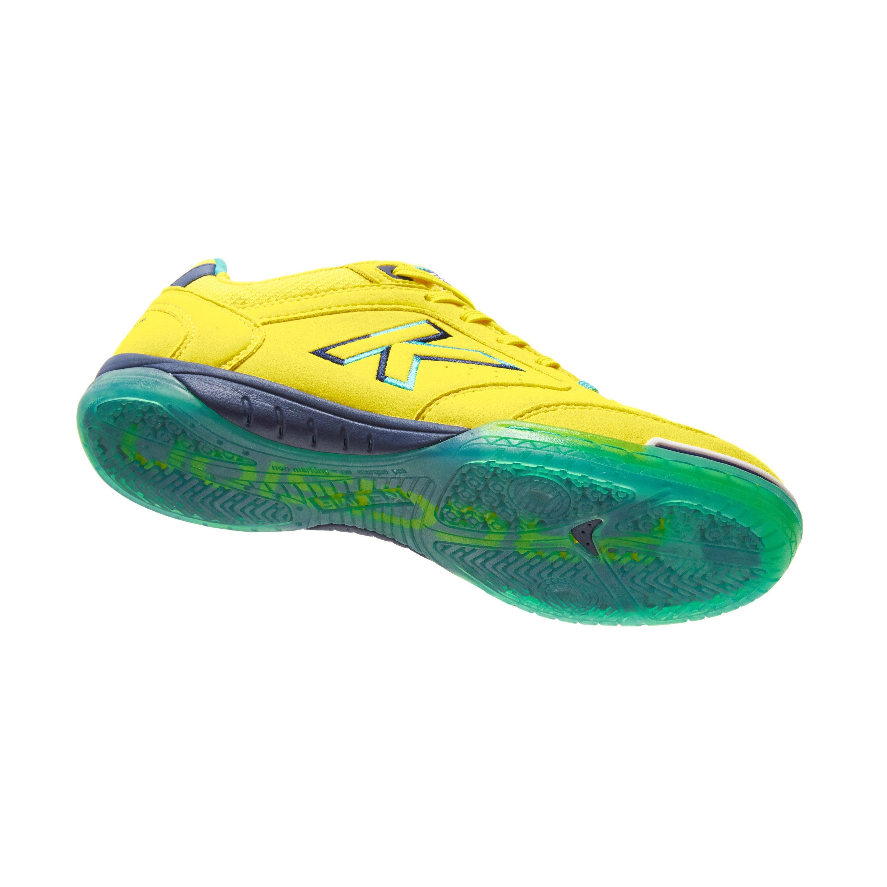 Kelme Precision Ténis de Futsal Amarelo/Marinho Unissexo 5/6