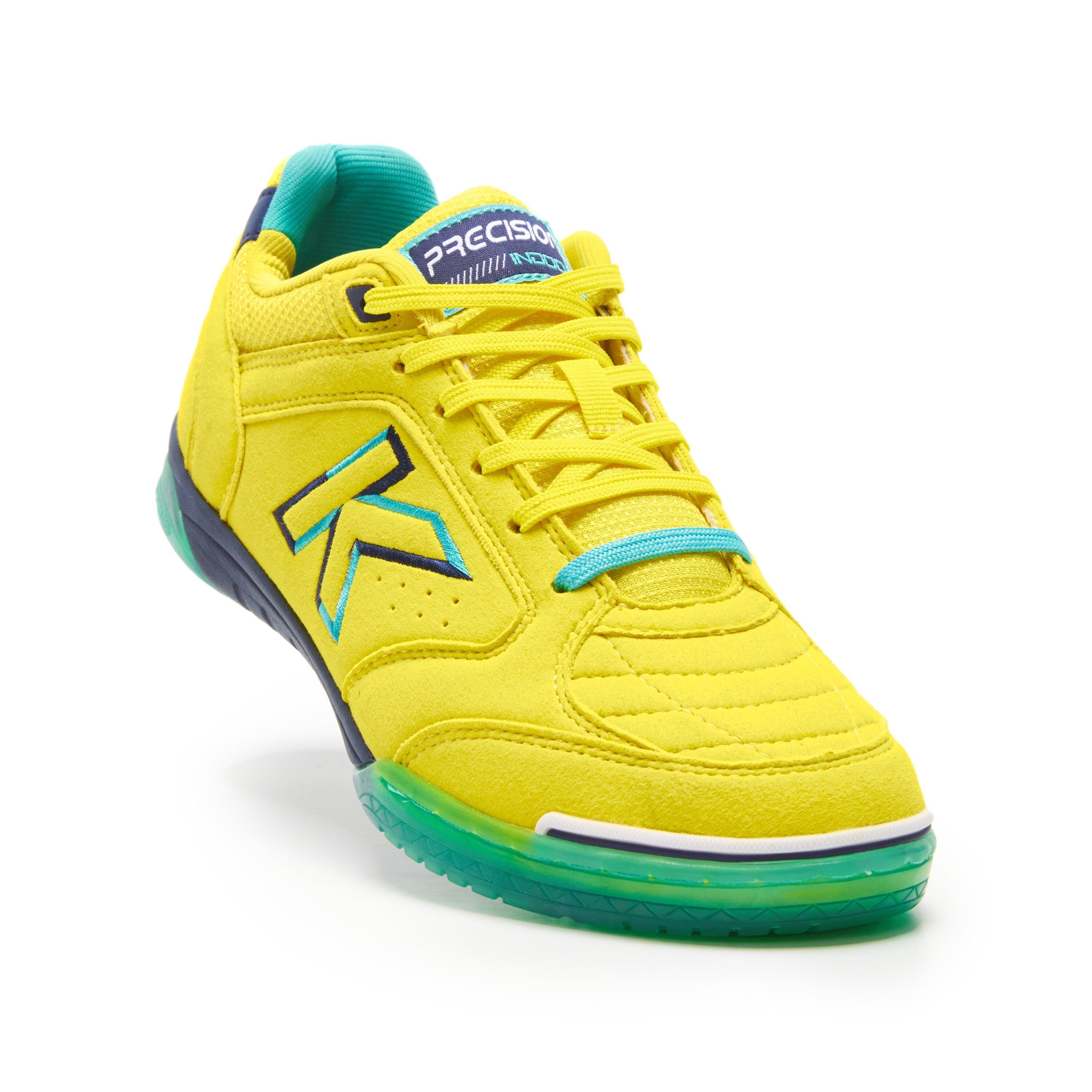 Kelme Precision Ténis de Futsal Amarelo/Marinho Unissexo 3/6