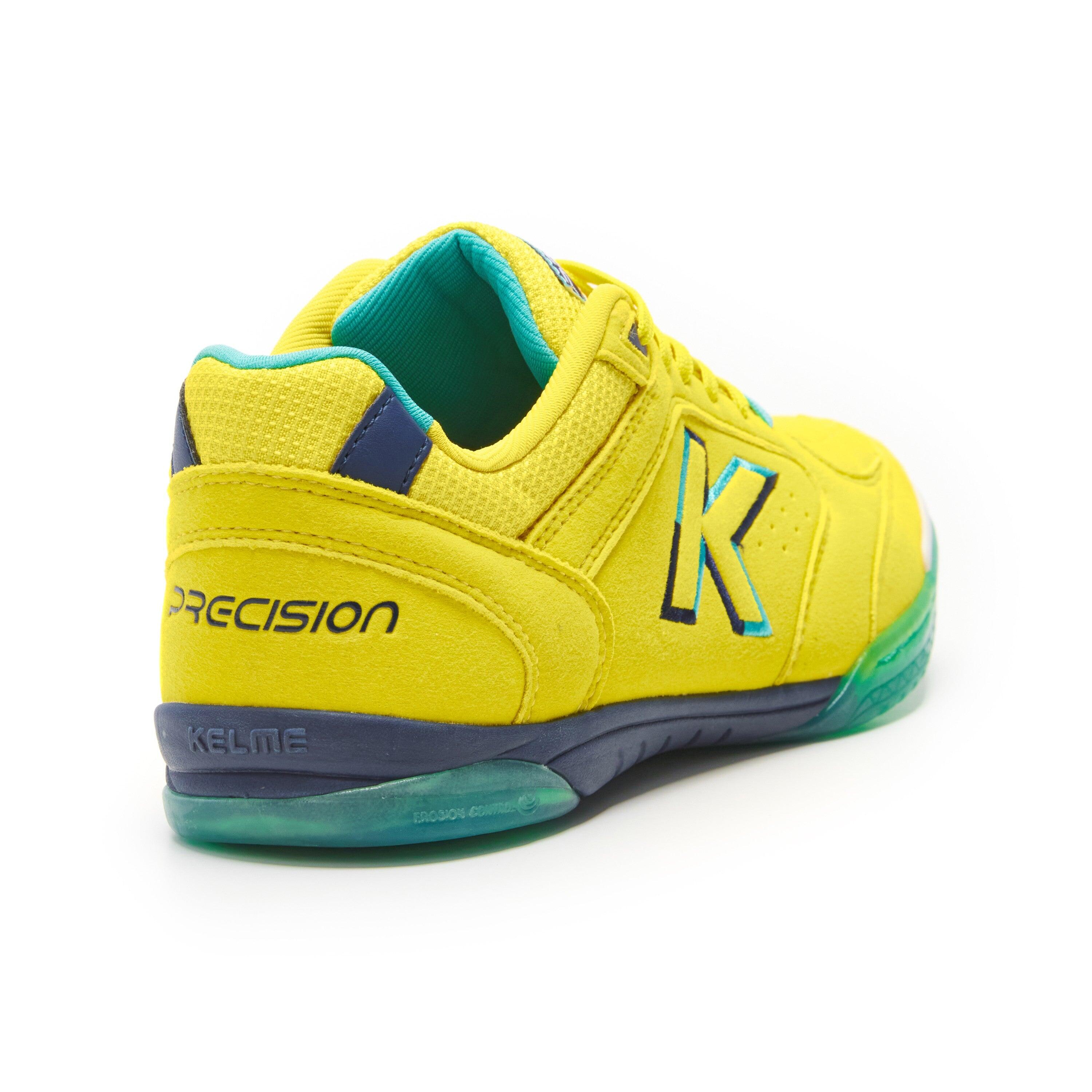 Kelme Precision Ténis de Futsal Amarelo/Marinho Unissexo 4/6
