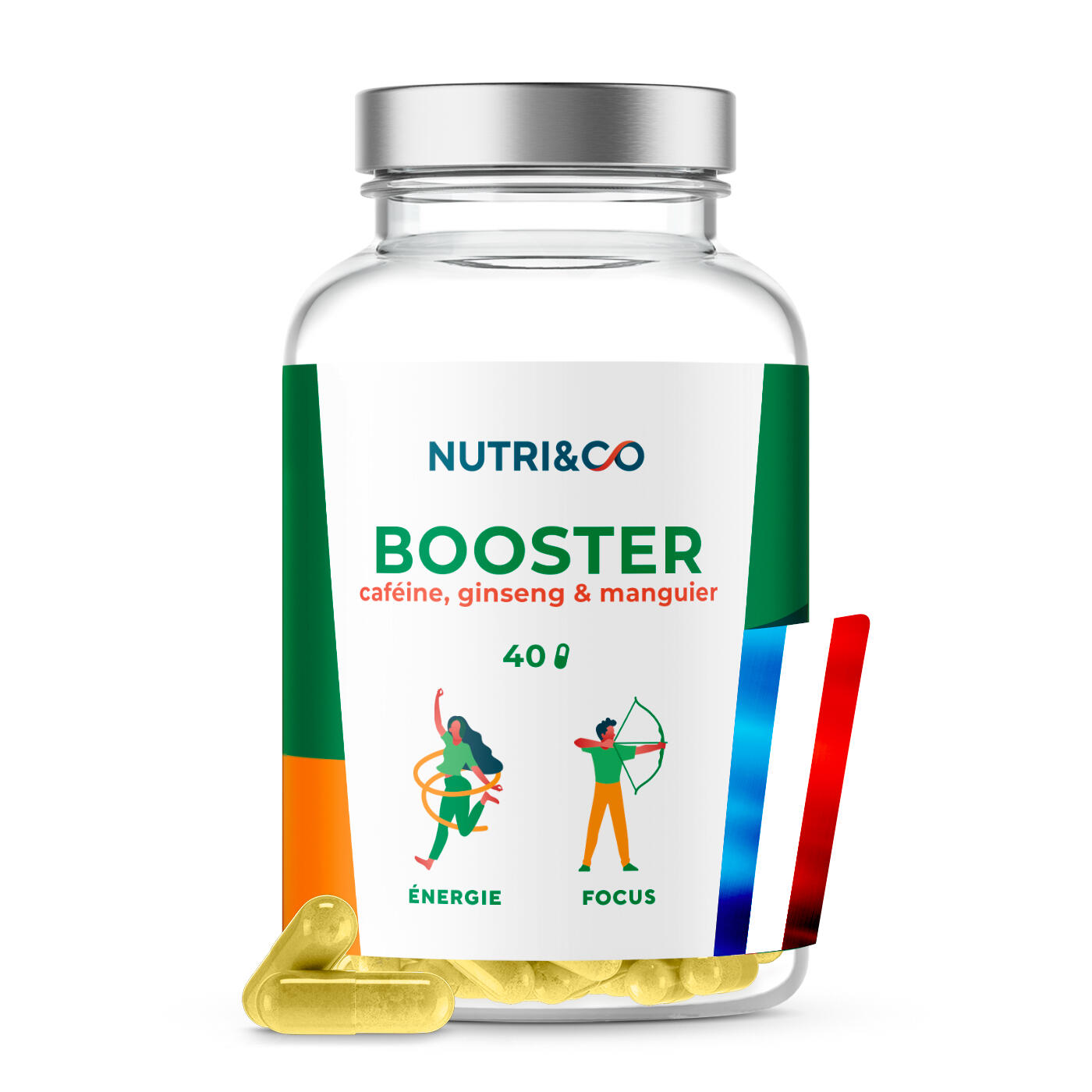 Le Booster - Complexe Energie, Performance & Endurance - 40 Gélules 1/5