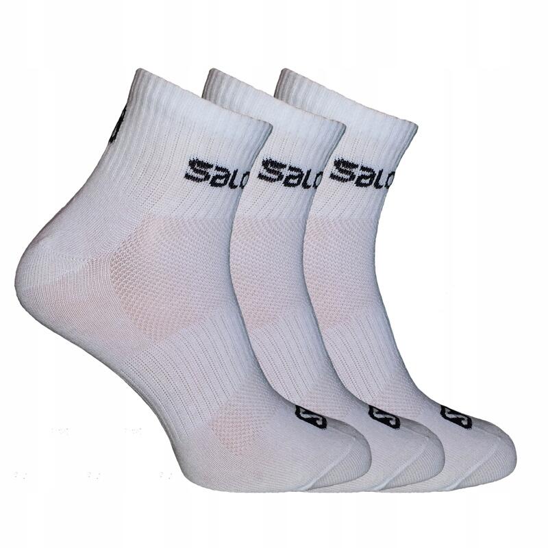Skarpety turystyczne Salomon Active Wear Quarter 3 pary, niskie 2/4
