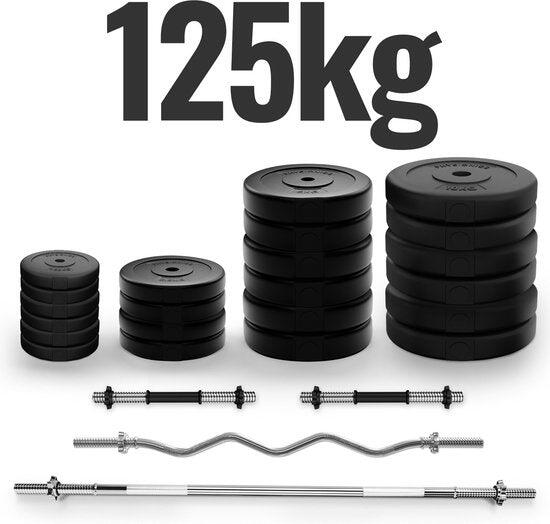 Physionics Halterset - Halter met Gewichten - Dumbbells - 125 kg 3/7