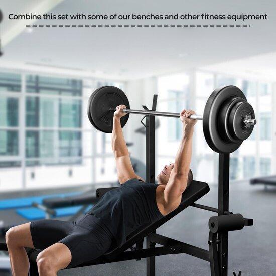 Physionics Halterset - Halter met Gewichten - Dumbbells - 125 kg 2/7