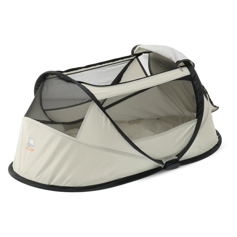 Pătuț de călătorie BabyBox - Cort pliabil pentru bebeluși - 0-2 ani - Fildeș