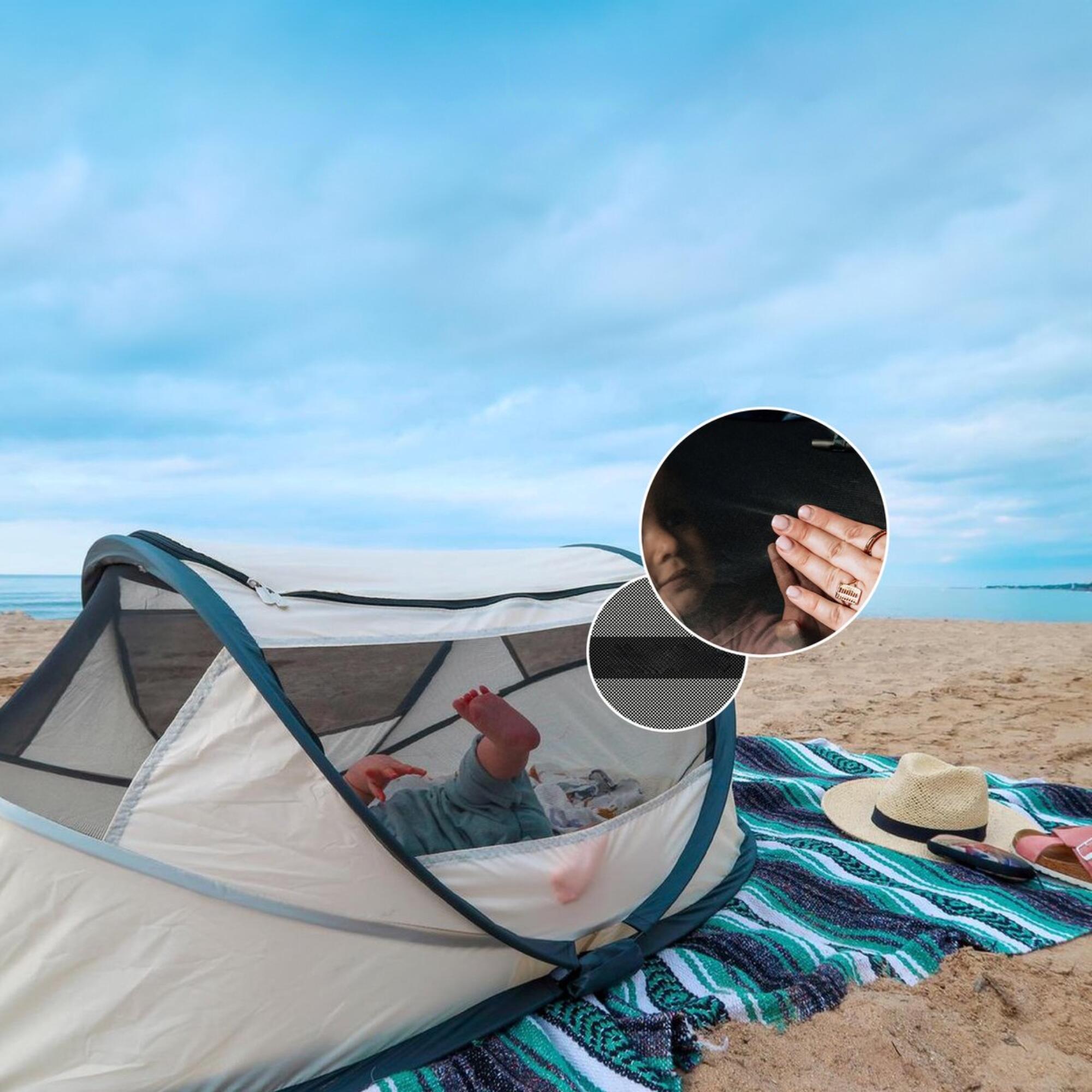 BabyBox Campingbedje - Opvouwbare Babytent - 0-2 jaar - Crème 5/7