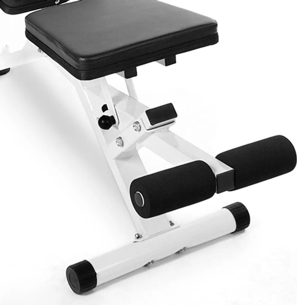 Physionics Verstelbare Fitnessbank - Belastbaar tot 200 kg - Wit 4/7