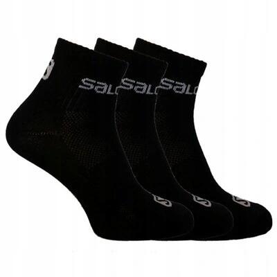 Skarpety turystyczne Salomon Active Wear Quarter 3 pary, niskie 2/4