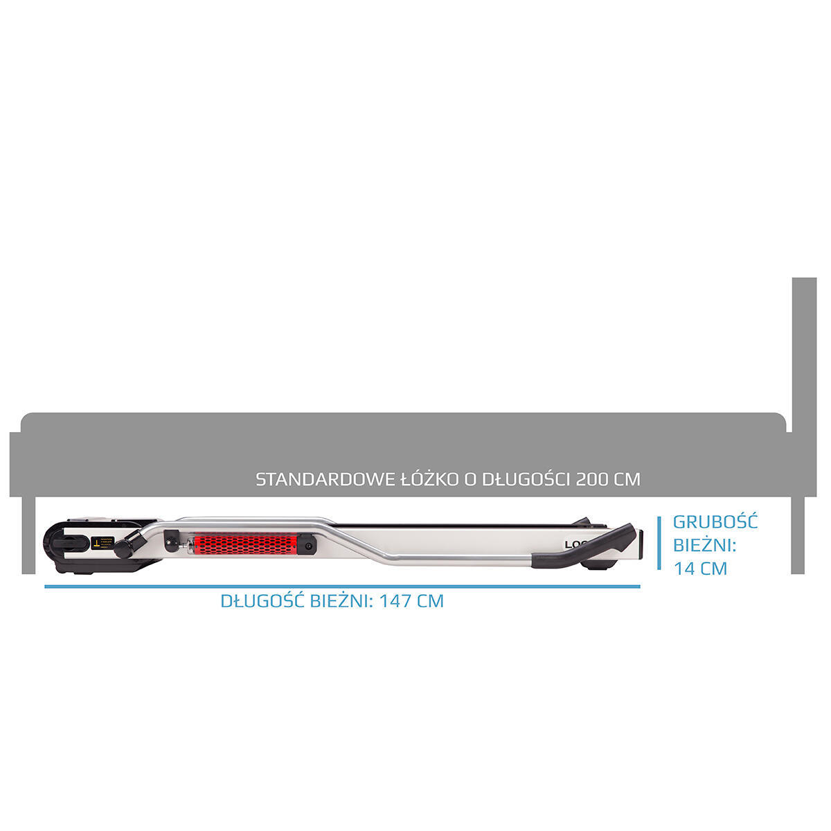 Tapis de course électrique pour nordic walking loop15 HMS 7/7
