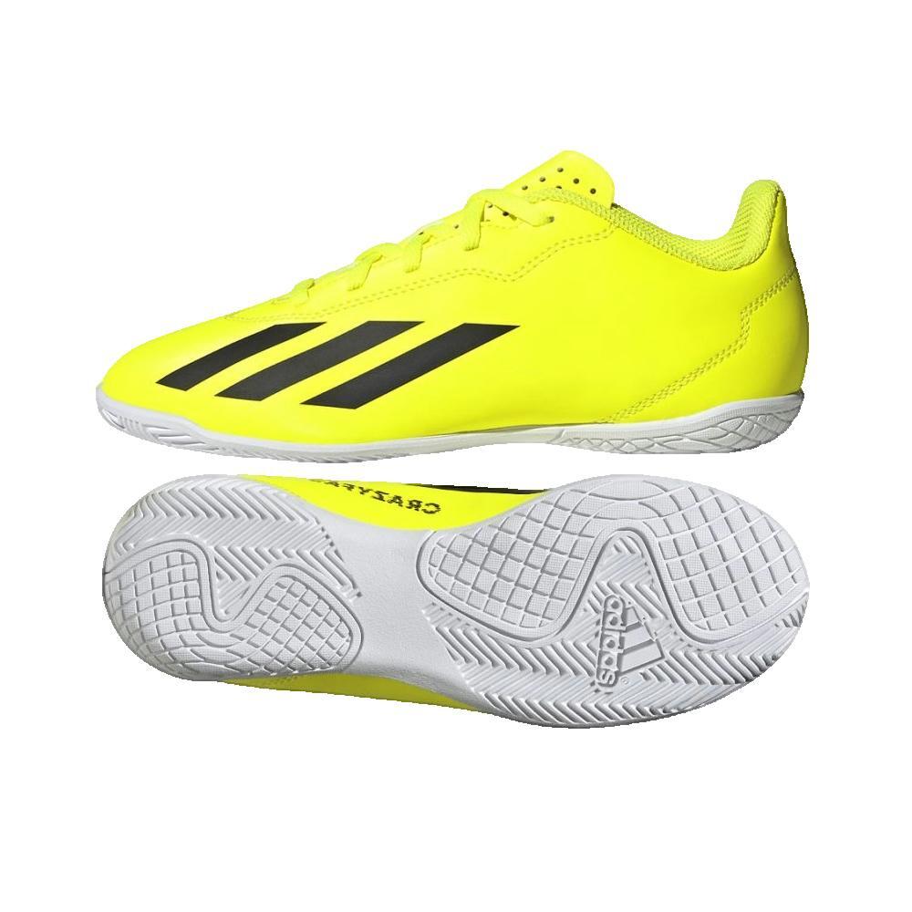 Fußballstiefel Mädchen Adidas X Crazyfast Club Gelb 3/5