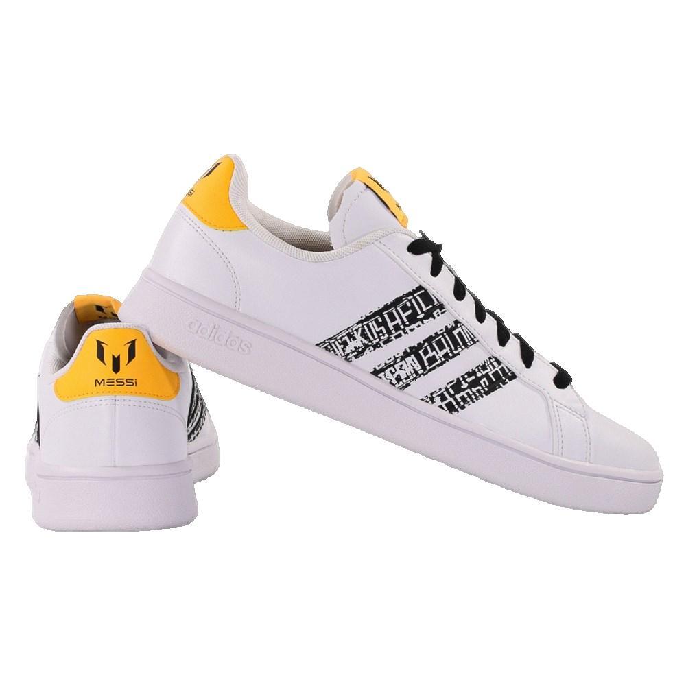 Bottes de foot Hommes Adidas Grand Court Beyond blanc 3/3