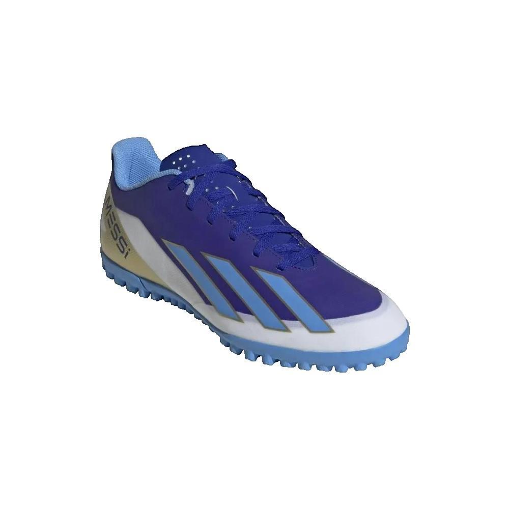 Adidas - Bottes De Foot Hommes Adidas X Crazyfast Club Ttessi Bleu - Chaussures De Football - Bleu - 42 - Decathlon