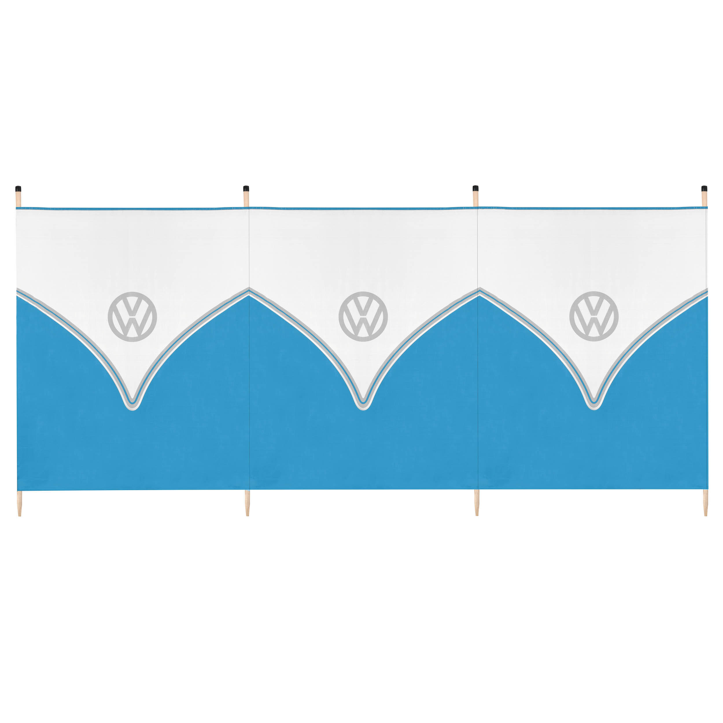 VW VW Windbreak for Beach, Camping or Garden, 4 Pole