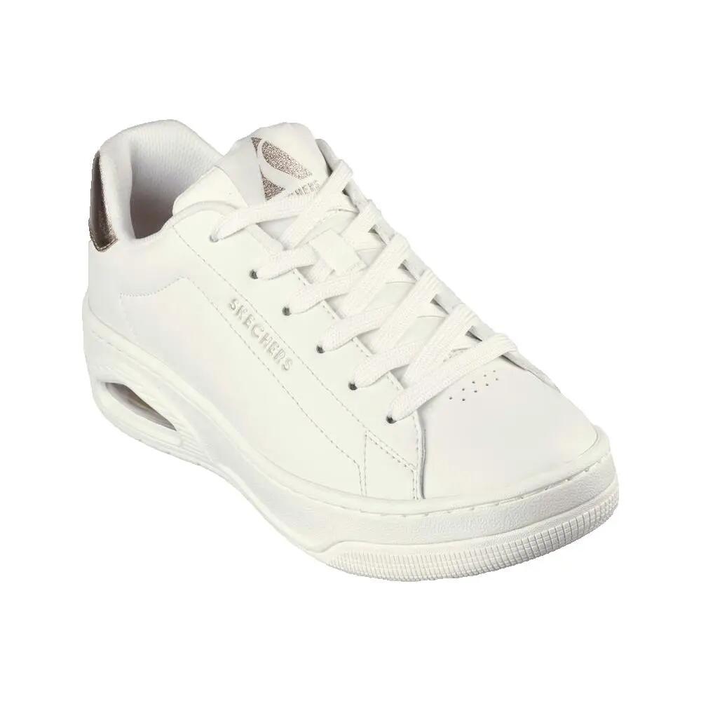 Chaussures Skechers Uno Court Courted Air blanches lifestyle 2/5
