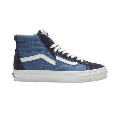Scarpe Vans Clash The Wall LX in camoscio blu