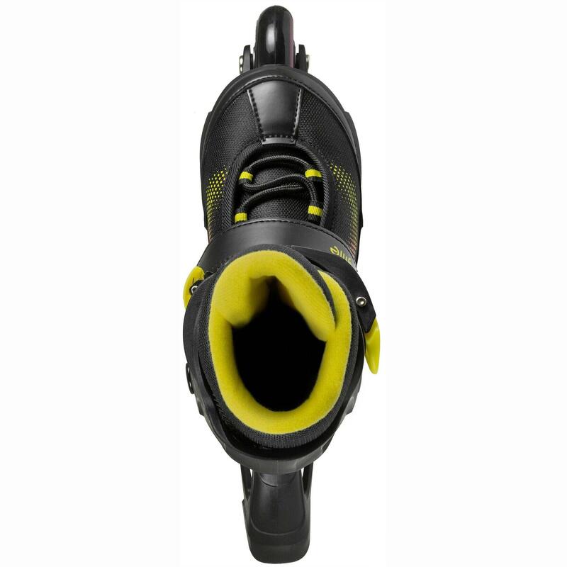 Roller freeskate enfant Playlife Joker Yellow Glow