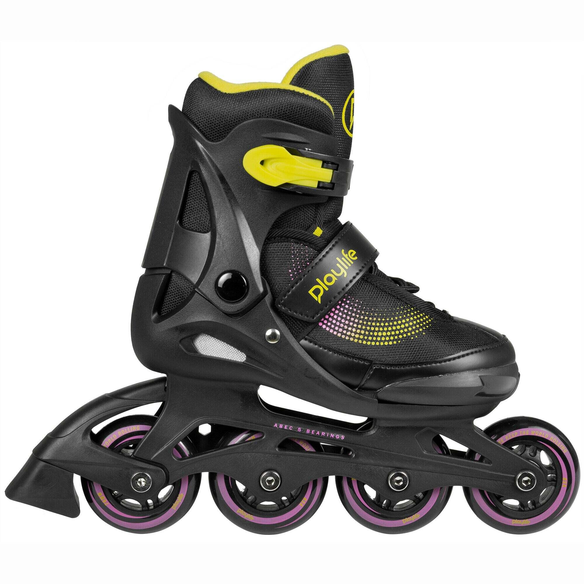 POWERSLIDE Pattini a rotelle freeskate per bambini Playlife Joker Yellow Glow