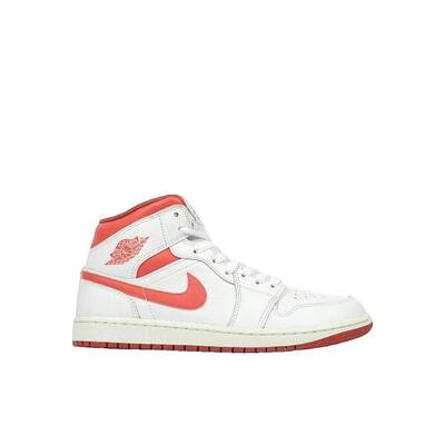 Sportschoenen mannelijk nike air jordan 1 mid se wit