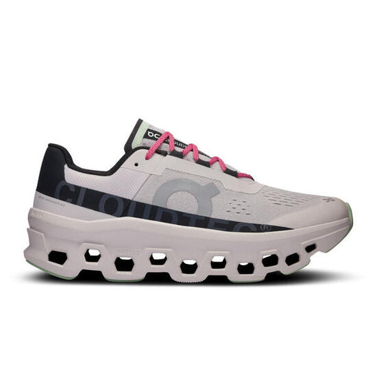 Zapatillas Grises On Running Cloudmonster Frost Black