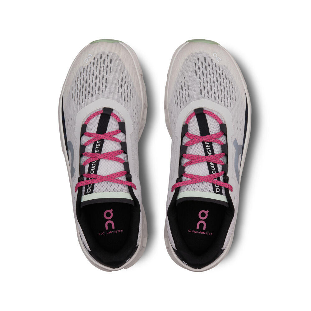 Zapatillas Grises On Running Cloudmonster Frost Black 3/4
