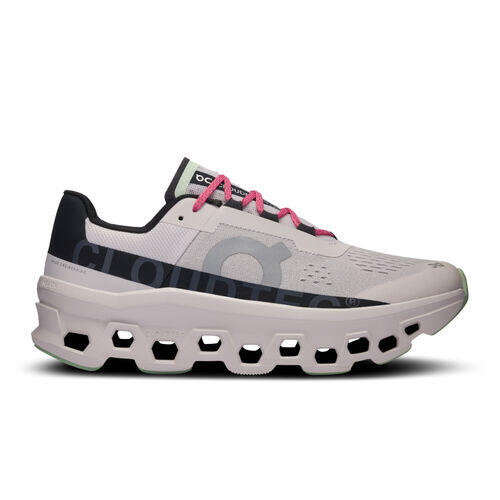 Zapatillas Grises On Running Cloudmonster Frost Black 4/4