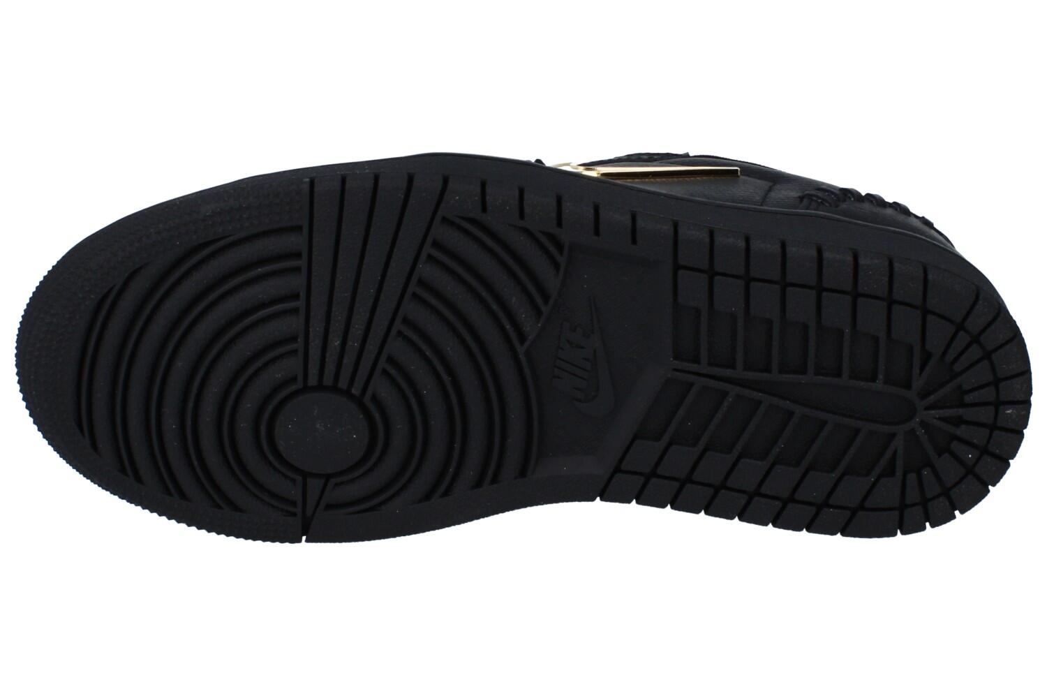 Jordan 1 Low Method of Make Black Metallic Gold Damen 5/6