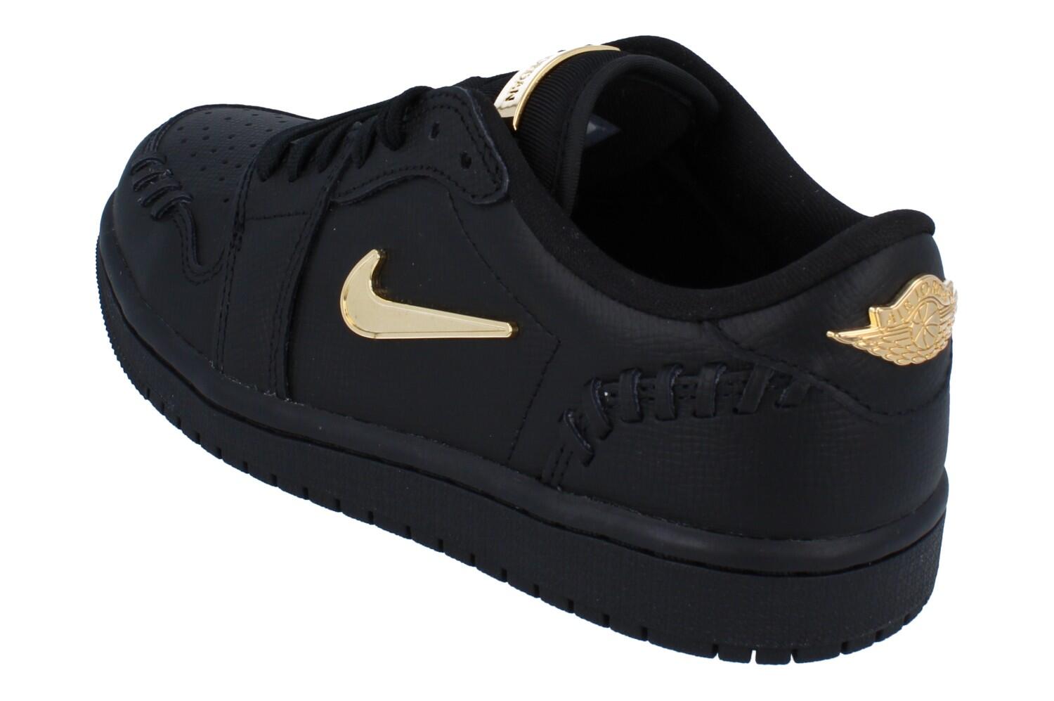 Jordan 1 Low Method of Make Black Metallic Gold Damen 2/6