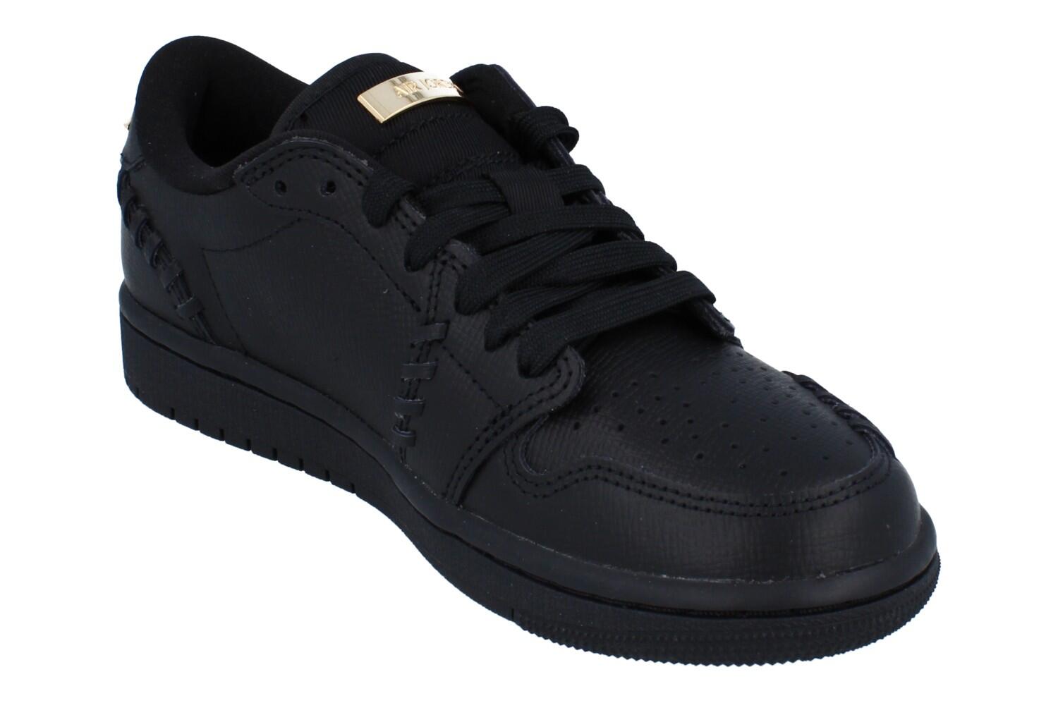 Jordan 1 Low Method of Make Black Metallic Gold Damen 4/6