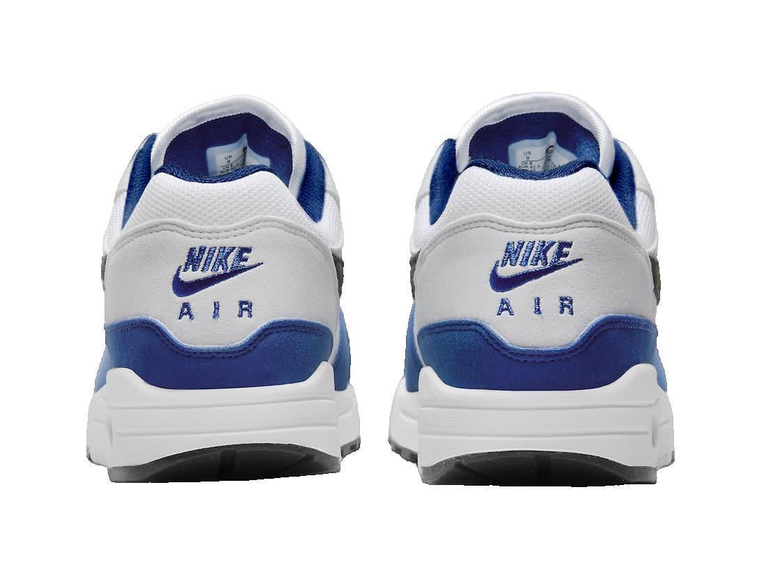 Chaussures Hommes Nike Basses Air Max 1 Deep Royal bleu 3/5