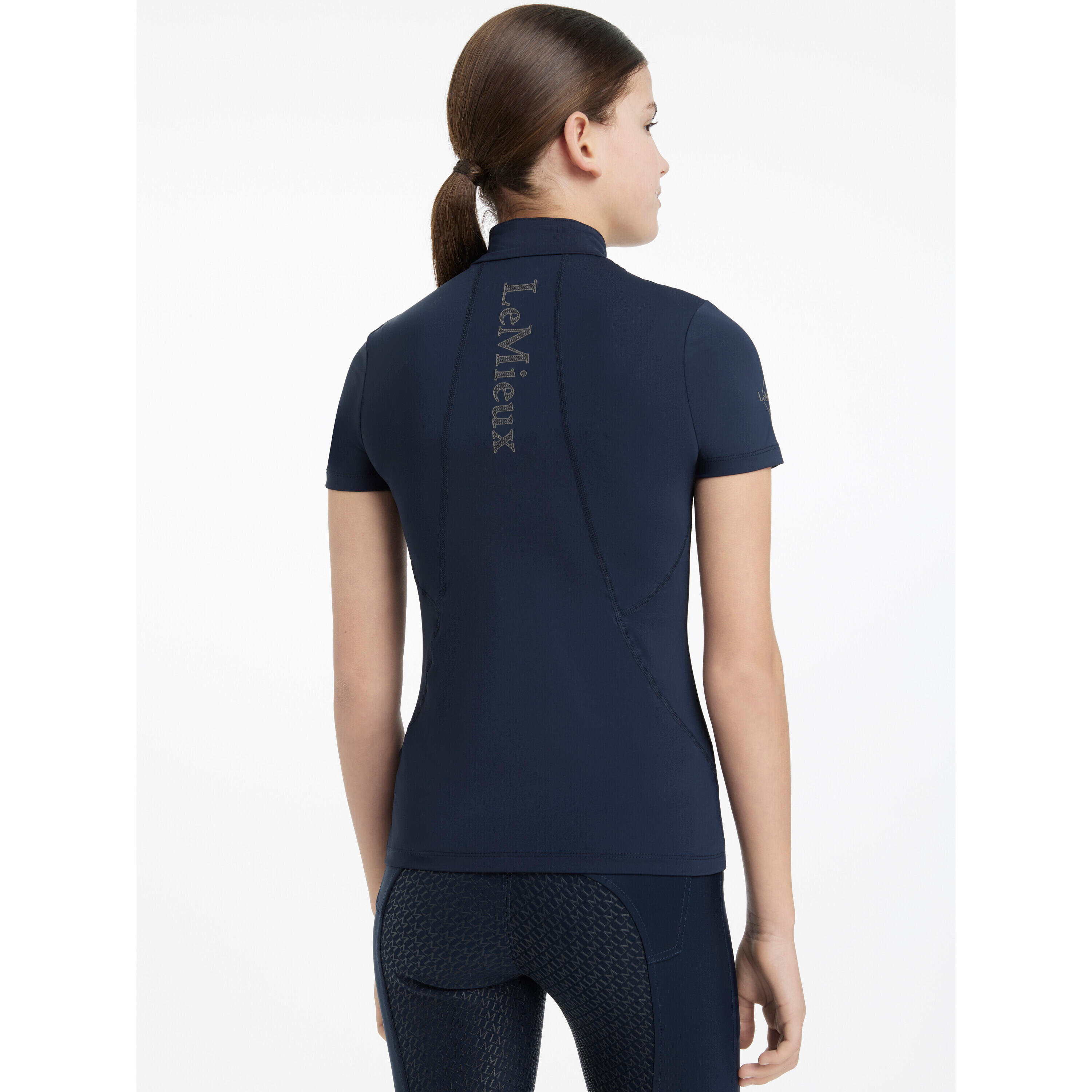 Kinderen rits T-shirt LeMieux Classique 2/4