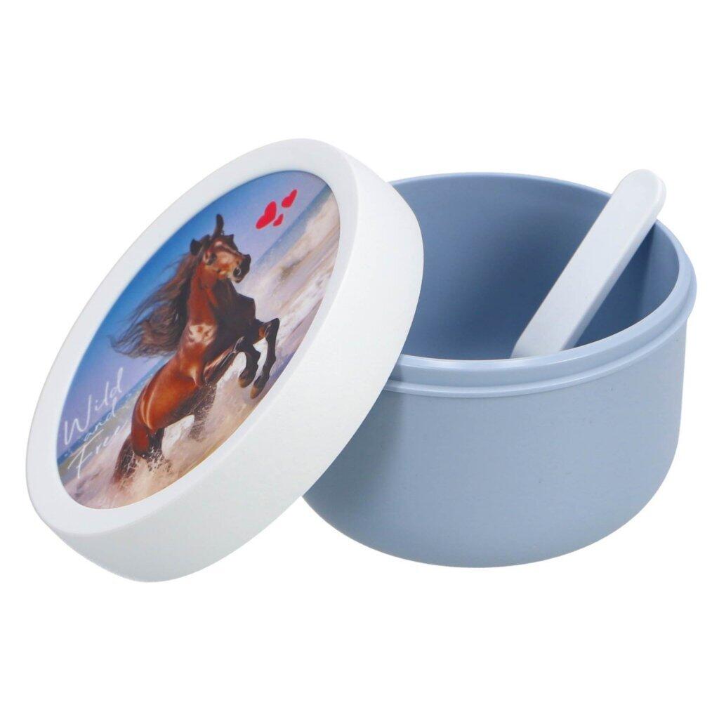 Mepal Campus Obstbox 300 ml Wildpferd Weiß Blau 3/7