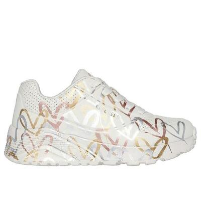 Zapatillas niña Skechers Uno Lite - Metallic Rosa